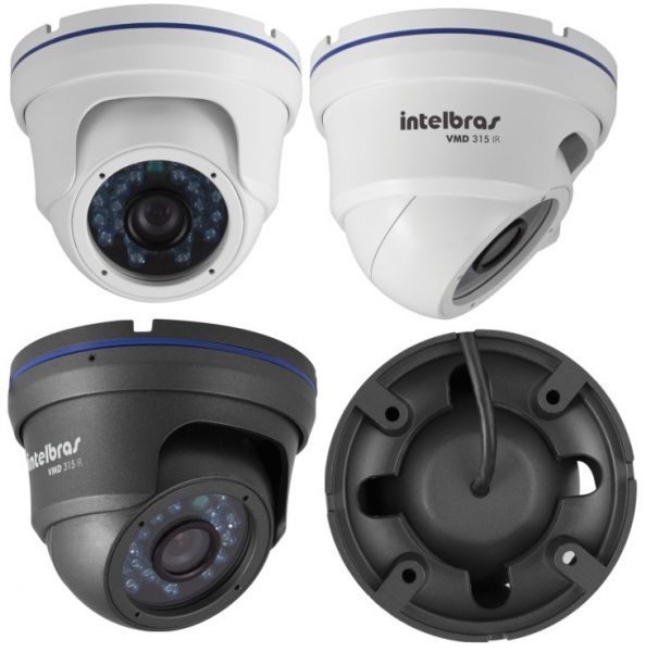 VMD 315 IR - Câmera Dome Infravermelho com 15 m de alcance